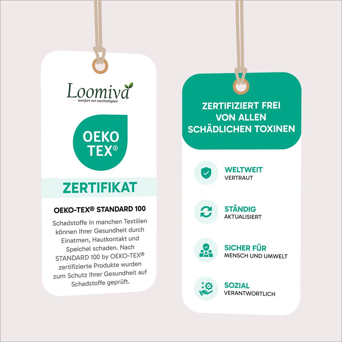 4er Set 2X Handtuch + 2X Duschtuch in Marine| 500g/m² | 100% Baumwolle