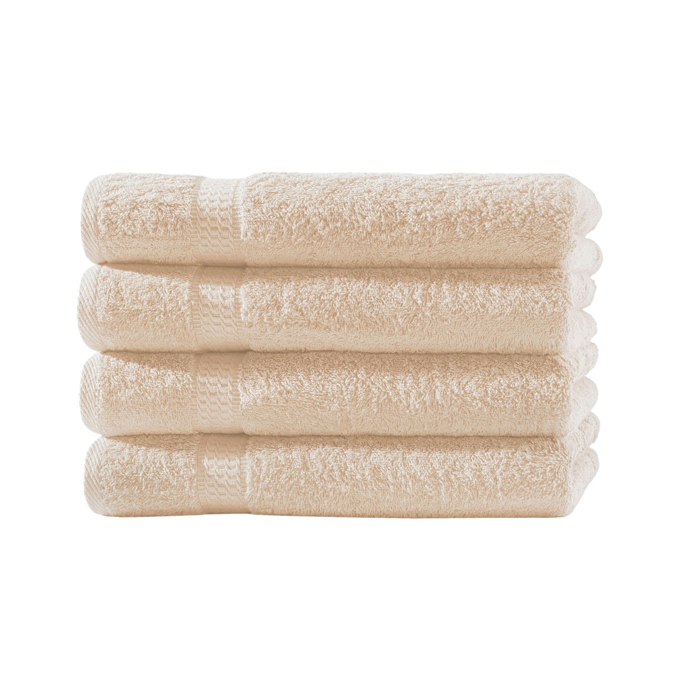 Frottierware Elegance 500gm in große 50x100 cm | Beige / Kiesel Farbe