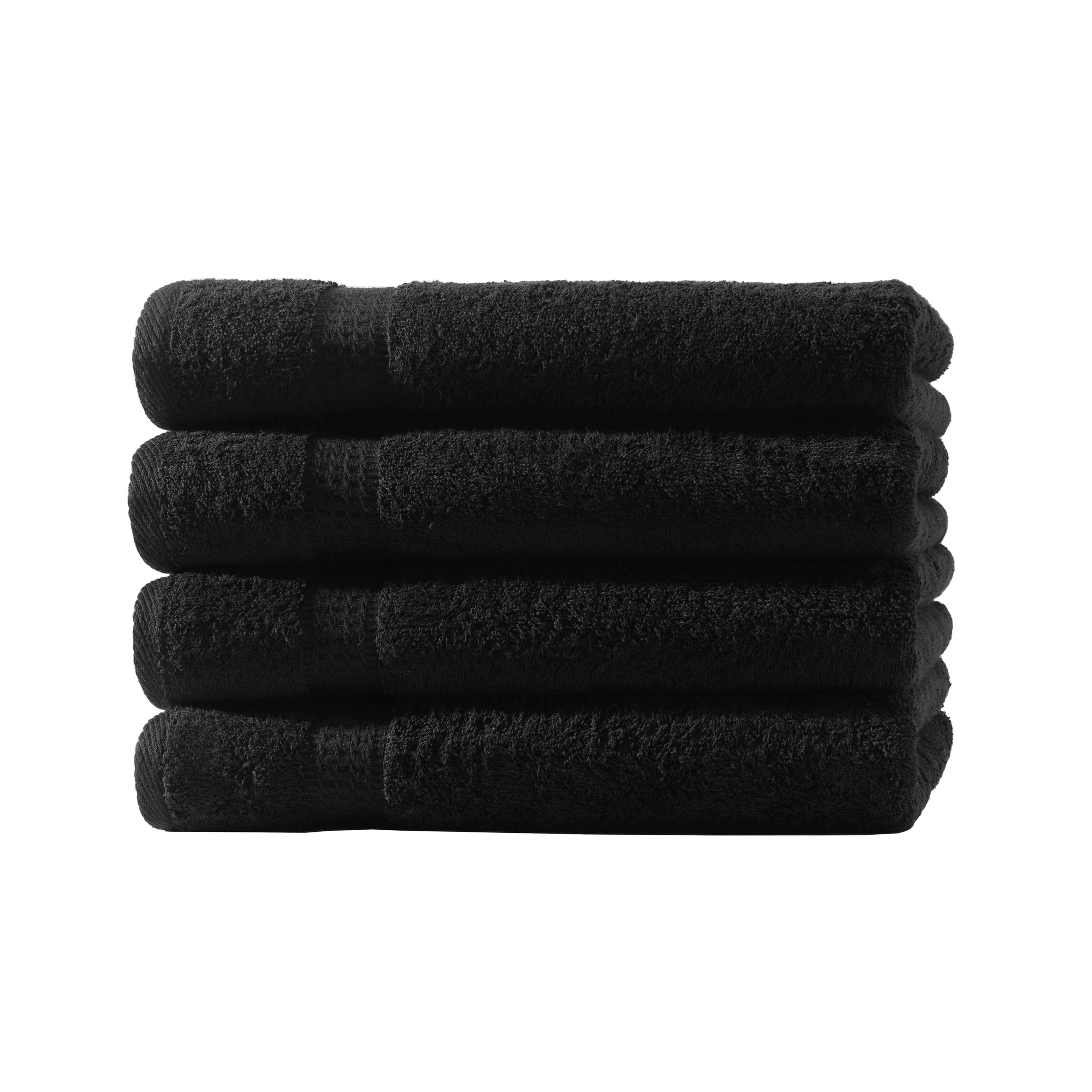 Frottierware Elegance 500gm in große 50x100 cm | Schwarz Farbe