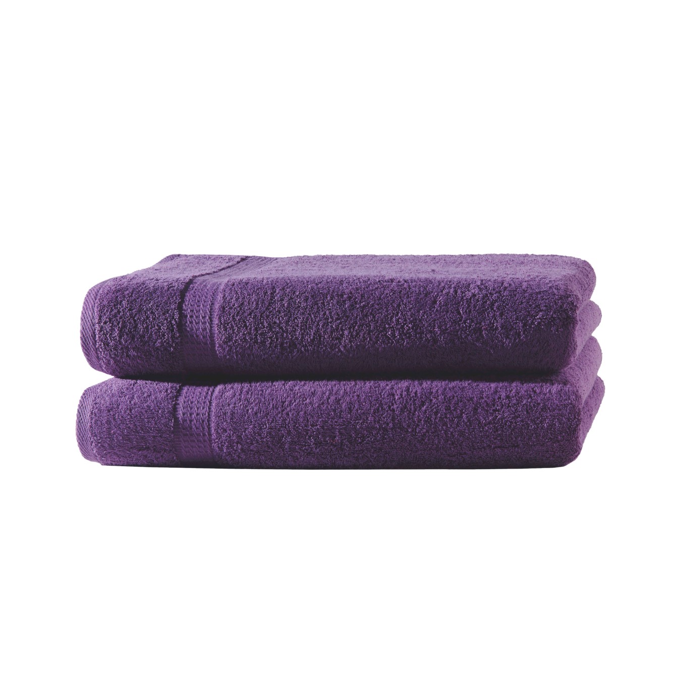 Frottierware Elegance 500gm in große 70x140 cm | Aubergine / Pflaume Farbe