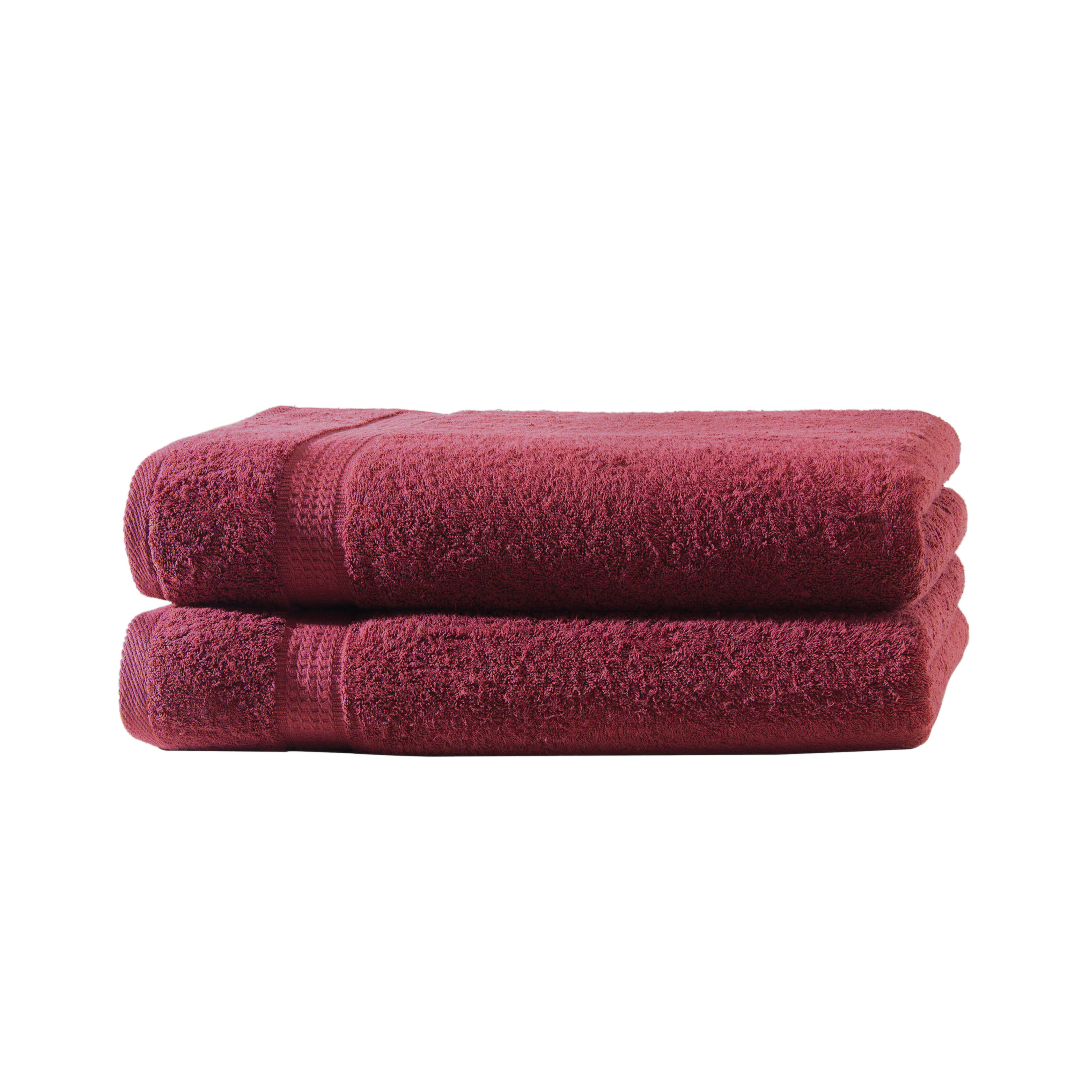 Frottierware Elegance 500gm in große 70x140 cm | Bordeaux / Weinrot Farbe